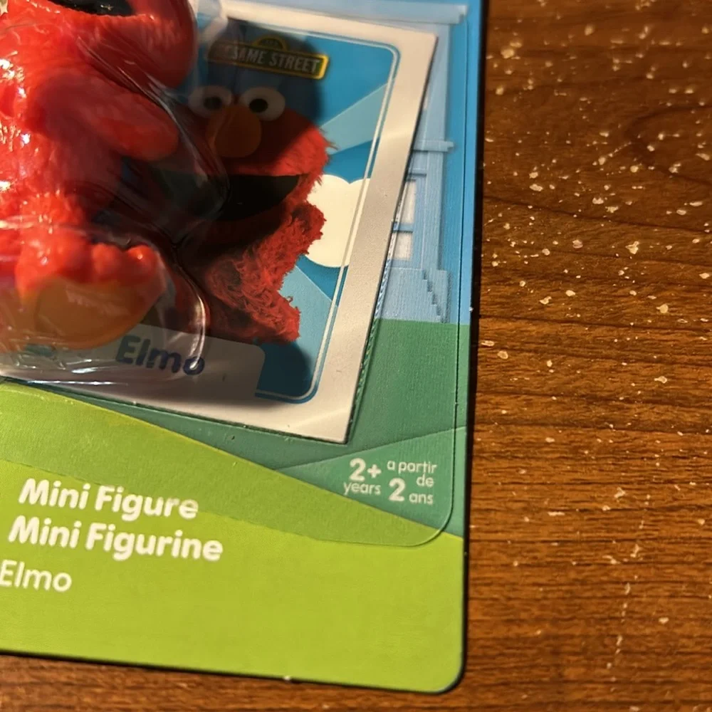Sesame Street Mini Figure with Bonus Card Set Abby/Big Bird/Elmo 3 PCs